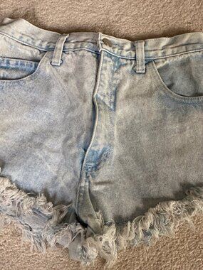 Patty Blue Jean Cut Off Shorts Size Lg  28 inch waist